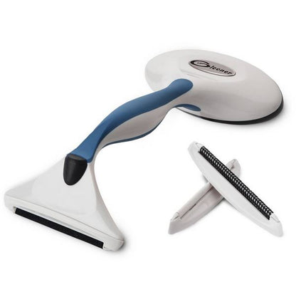 GLEENER - RASOIR BROSSE ANTI PELUCHES + ACCESSOIRES - Bleu